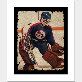 Brian Hayward, 1983 in Winnipeg Jets (165 GP) Posters and Art